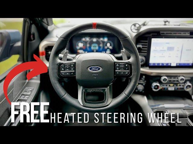 How I got a FREE heated steering wheel in my Raptor - @ford #fordraptor