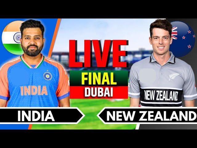 India vs New Zealand, Final | Live Cricket Match Today | IND vs NZ | Champions Trophy Final, IND BAT