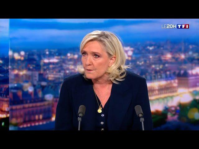 Marine Le Pen : « C'est ma mort politique qui est réclamée. »