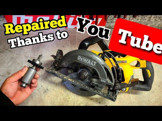 Dewalt DCS557 54v 60v saw, finally repaired thanks to your comments.