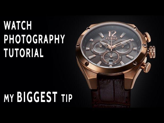 How To Create An Advertising Quality Watch Photo With One Light