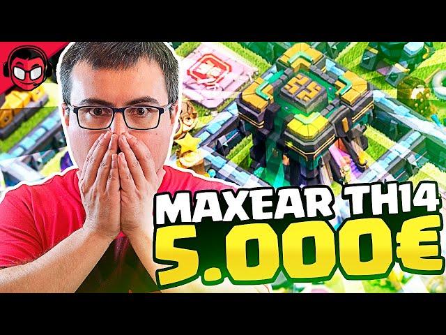 GEMING THE TH14 COSTS 5,500 EUROS!! | Clash of Clans