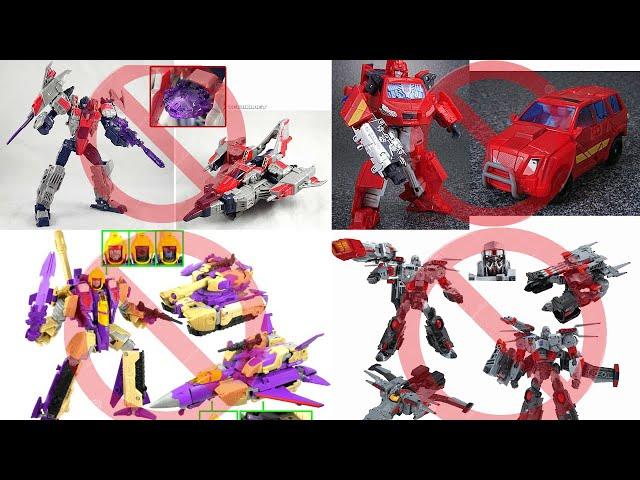 TOP 8 Transformer QC Issues From C.H.U.G To LEGACY Rant!!!!