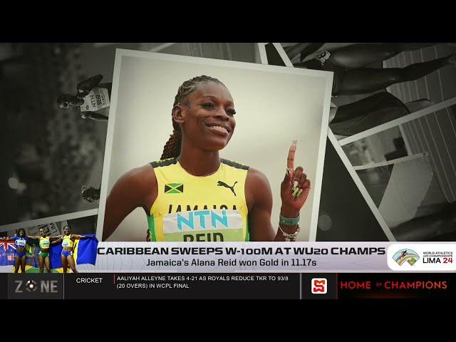 Caribbean sweeps Women's 100m at World U-20 Champs | SportsMax Zone