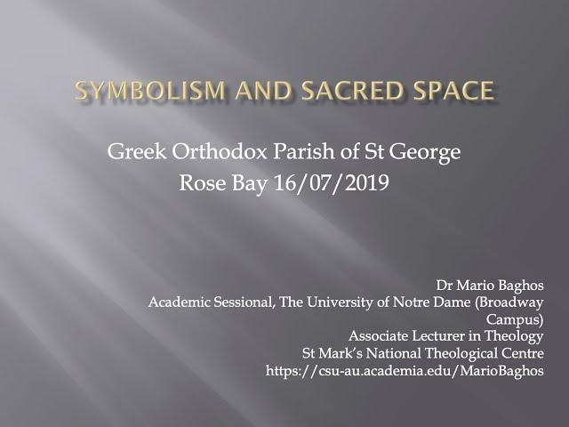 Symbolism and Sacred Space