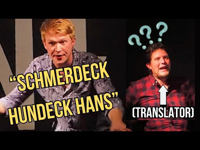 He has to TRANSLATE a FAKE TED TALK | The "Translator" Improv Game.