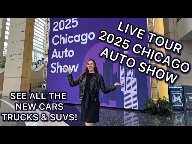 2025 CHICAGO AUTO SHOW LIVE TOUR! See All The New Cars, Trucks & SUVS!