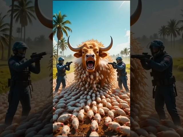 aj to in logo ne cow ko bacha liya #shortsvideo