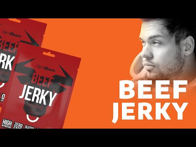 Recenze l Beef Jerky - sušené maso  l GymBeam