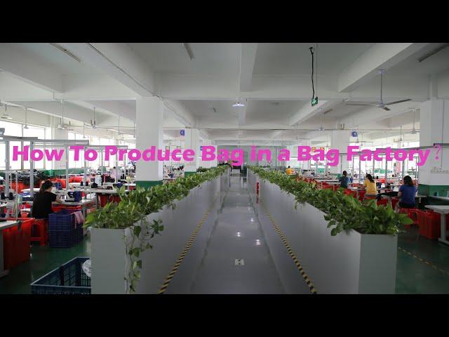 How to produce the bag in a bag factory? JUNYUAN BAGS