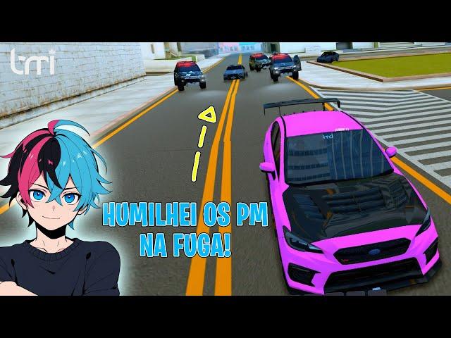 O DIA QUE HUMILHEI + DE 5 VTR DA POLICIA NA FUGA ! GTA SA MTA ROLEPLAY