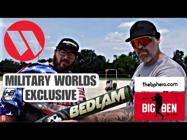 2024 WORTH BEDLAM "Military Worlds Exclusive  Phil Matte" Slowpitch Bat Review With @TheBPHero!!!