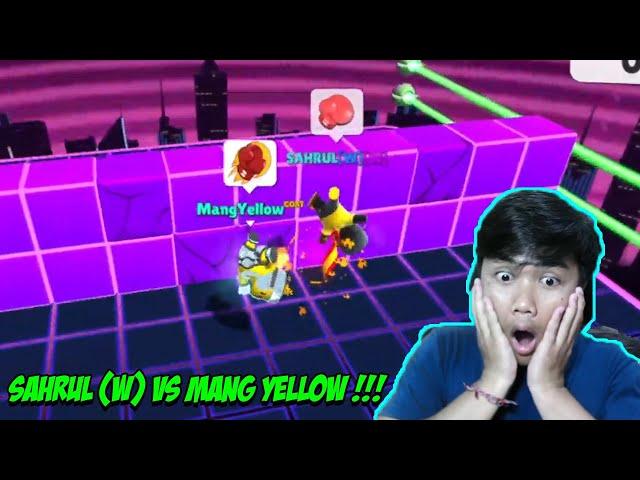 HELLOW 2024  ! LETSGOO PARTY AND MANG YELLOW VS SAHRUL ?? @SahrulRajuan   !! Live Stumble Guys