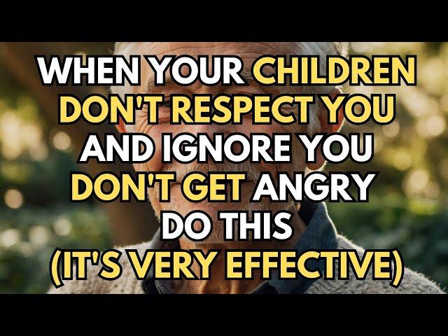 When your children don’t respect you and IGNORE YOU, stay CALM and DO THIS for EFFECTIVE RESULTS (L)