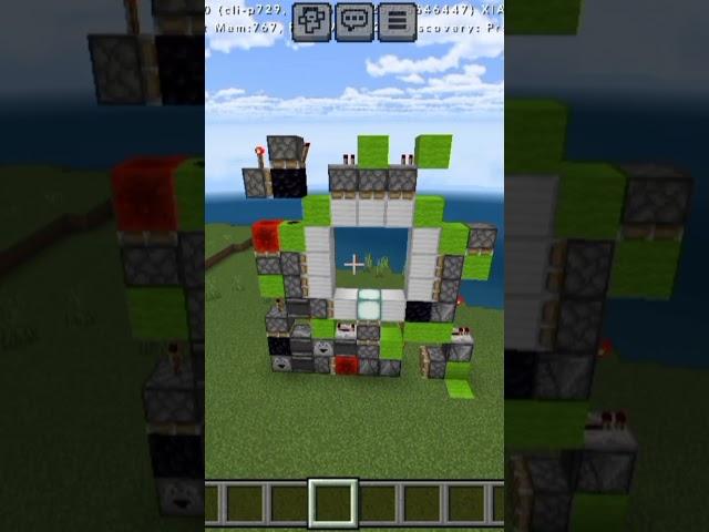 Minecraft 3x3 spiral piston door bedrock 1.21