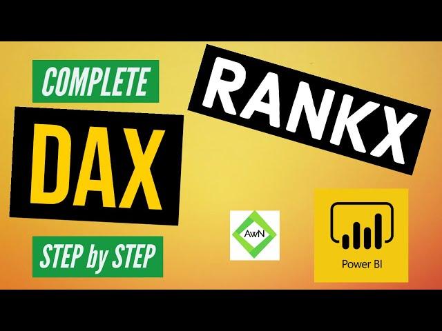 Power BI DAX Tutorial (15/50) - What is RANKX