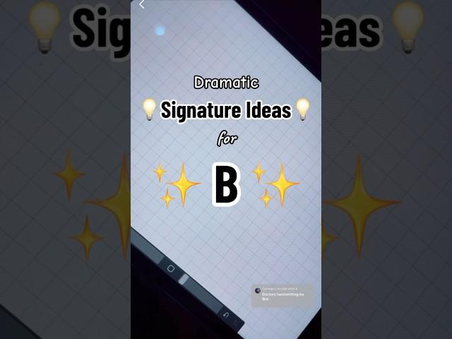 Dramatic Signature Ideas for B Names #signature #letter  #name #B #handwriting #cursive #calligraphy