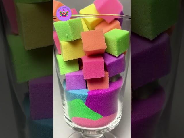 Very Satisfying and Relaxing, Kinetic Sand ASMR, Drop and squish