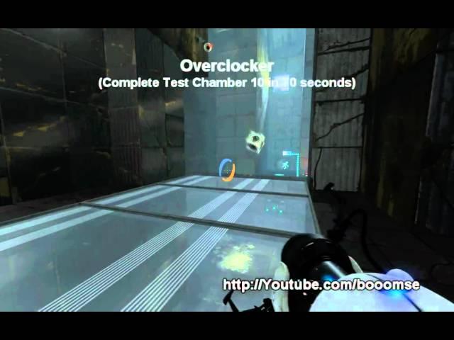 Portal 2 Achievement guide Overclocker