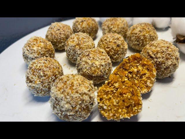 Quick and healthy recipe in 5 minutes|Cashew,dates,apricot|Sugar-free dessert