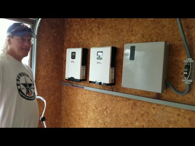 PIP 2424LV-MSD 120V U.S. Version Installation Pt.1 by jwsolarusa