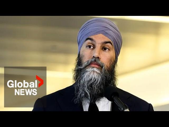 An emotional Jagmeet Singh resigns as NDP leader after losing BC seat | FULL