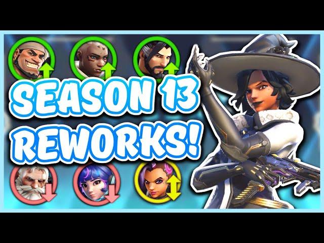 Every SEASON 13 HERO CHANGE In Overwatch 2 (Sombra Rework)