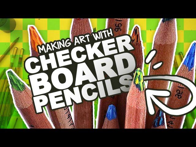 CHECKERED PENCILS! | Mystery Art Box | Paletteful Packs Unboxing