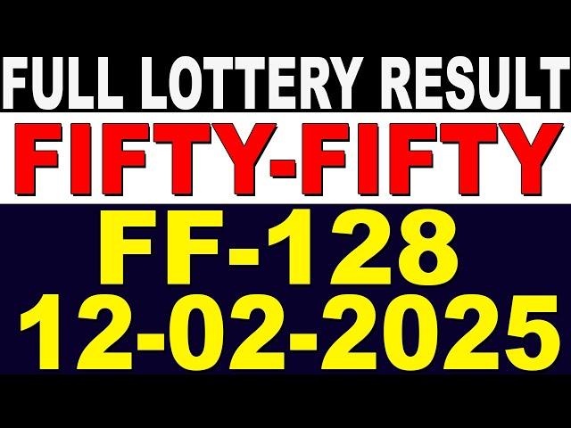 KERALA LOTTERY FIFTY-FIFTY FF-128|LIVE LOTTERY RESULT TODAY 12/02/2025 | KERALA LOTTERY LIVE RESULT