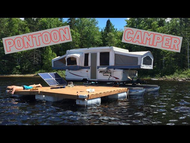 Pontoon Camper Boat