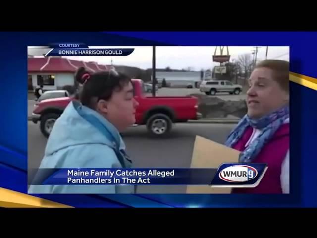 Maine family confronts 'fraudulent' panhandlers