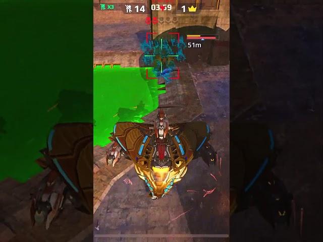 These Damper weapon are crazy! #shorts #warrobots