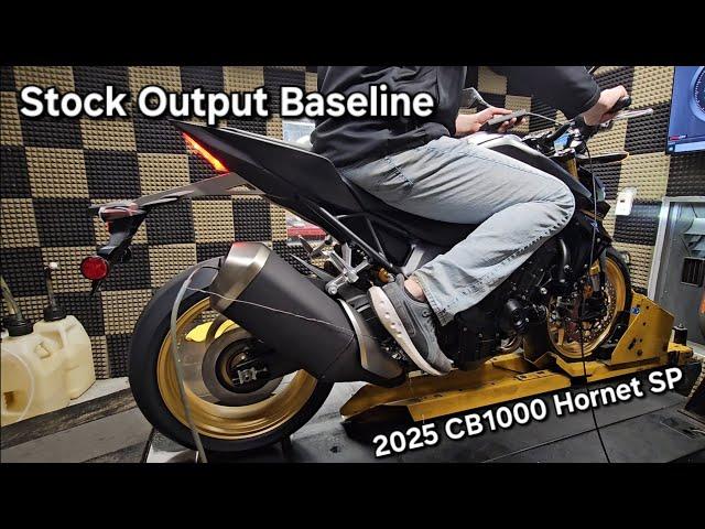 2025 CB1000 Hornet SP Stock Output & Initial Impressions