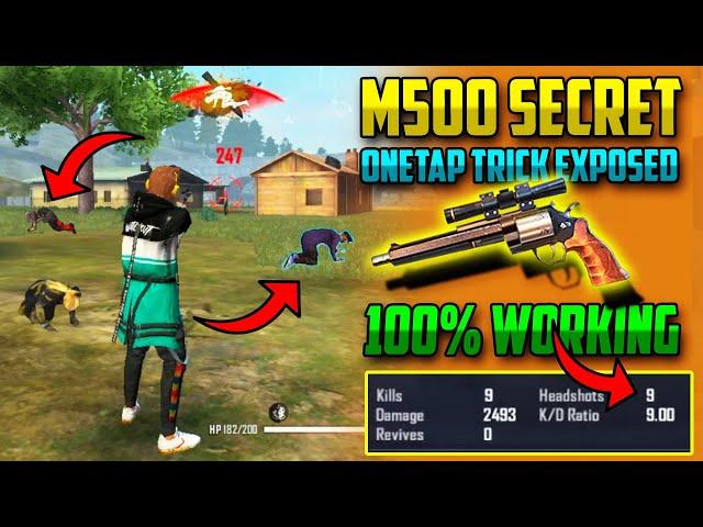 M500 ONETAP TRICK CONFIGURATION| EASY ONETAP TRICK REVEALED #KDTAMILAN #ONETAP