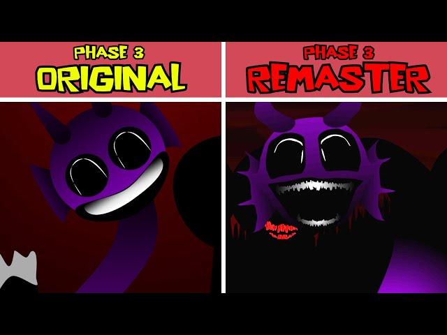 Incredibox Sprunki - Phase 3 Remastered VS Phase 3 Original | Horror Mod