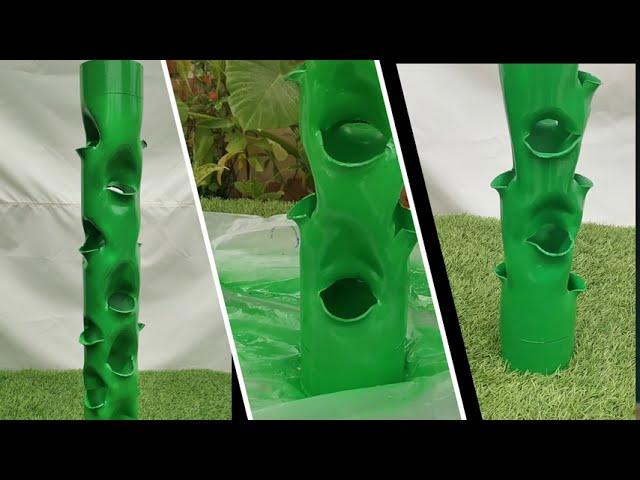 DIY _ How To Make Hydroponic Tower system