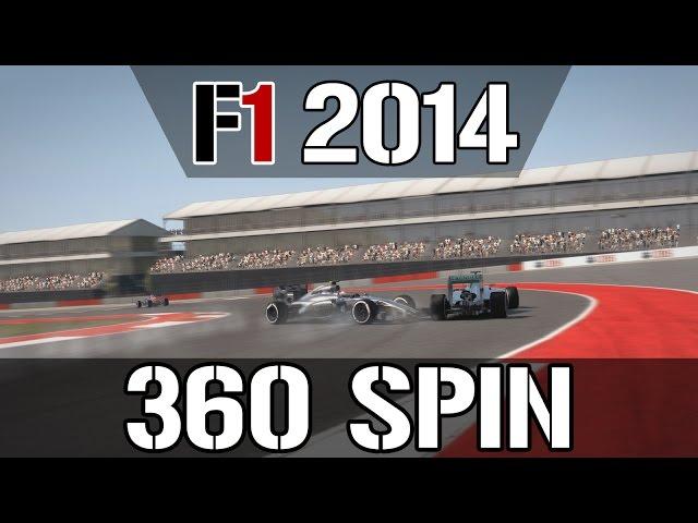 F1 2014 360° Spin - F1 2014 Gameplay - Ein schöner Dreher beim Großen Preis der USA 2014