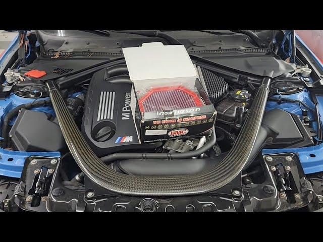 F80 M3/F82 M4 - BMC Air Filters + Charcoal Filter Delete in 30 Minutes