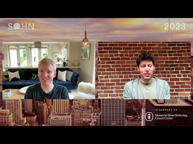 Sohn 2023 | Patrick Collison in conversation Sam Altman