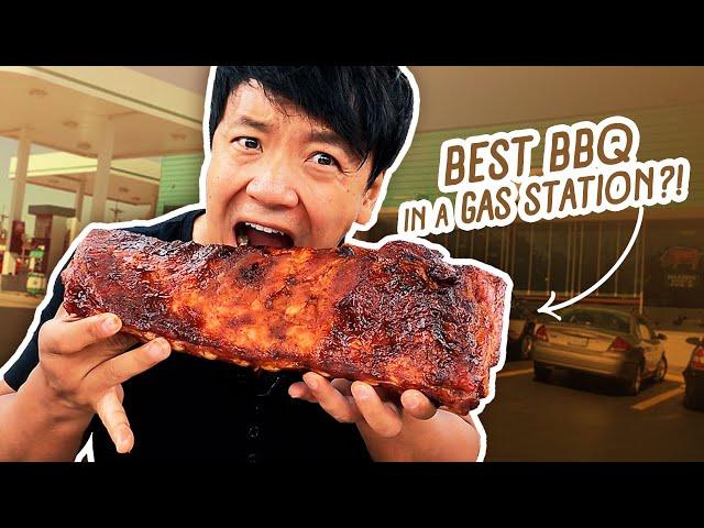 GAS STATION Sells BEST BBQ EVER?! Joe's Kansas City BBQ FOOD REVIEW