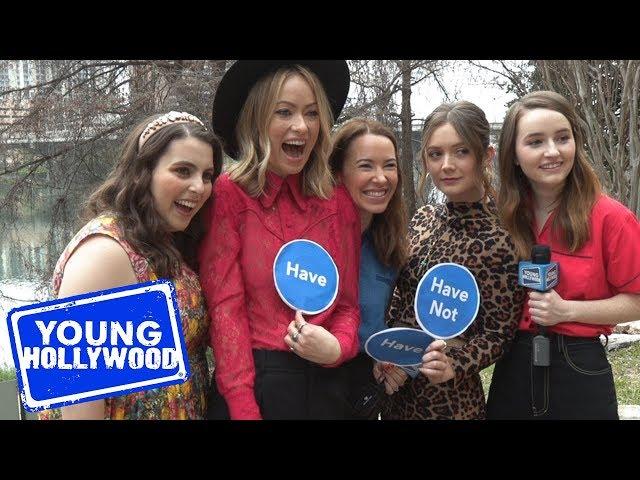 Olivia Wilde & Booksmart Cast Play Never Have I Ever!