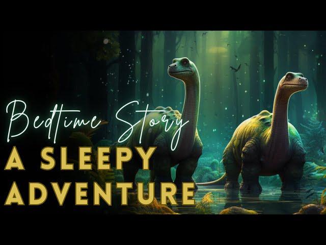 A Relaxing Bedtime Story with RAIN | A Sleepy Adventure with Dinosaurs  | Sleep Storytelling