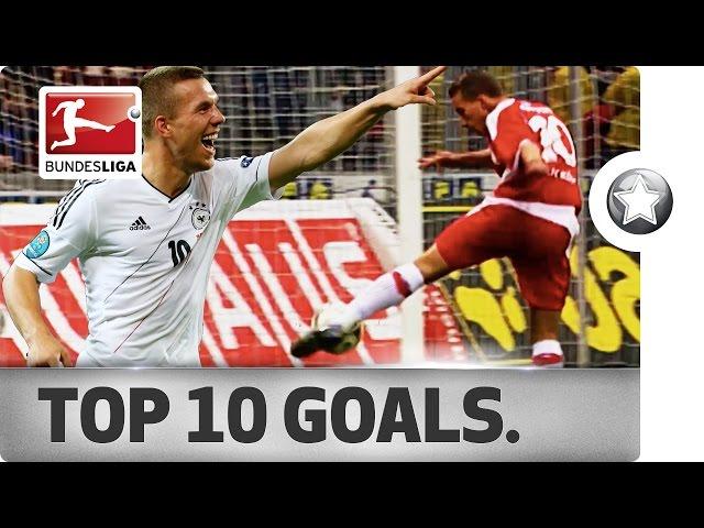 Lukas Podolski - Top 10 Goals – A Tribute to One of the Greats