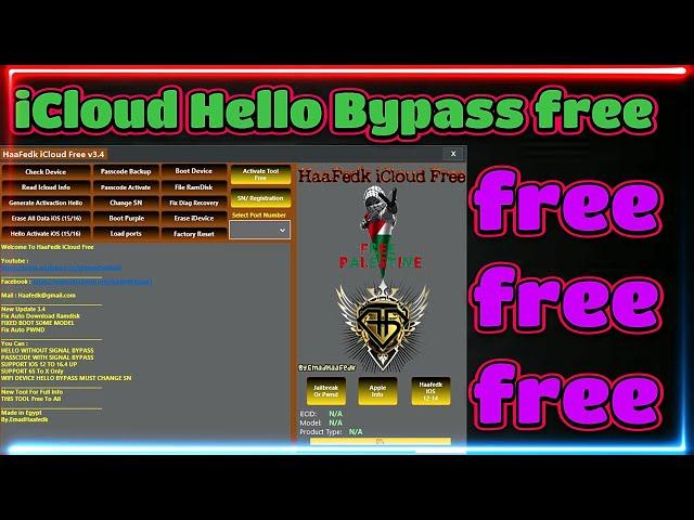 iCloud Unlock Free Tool  | New Tool iOS 12/14/15/16/17 iCloud Hello Bypass By Latest Free Tool 2024