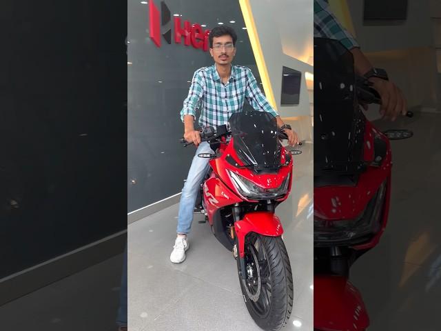 Taking Delivery of Hero Karizma XMR 210  #shorts #bgm #music #tamil #anirudh #hero #automobile