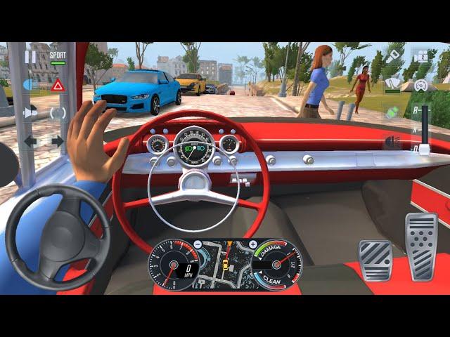 OLD CLASSIC CARS UBER DRIVER  City Car Driving Games Android iOS - Taxi Sim 2020 Gameplay