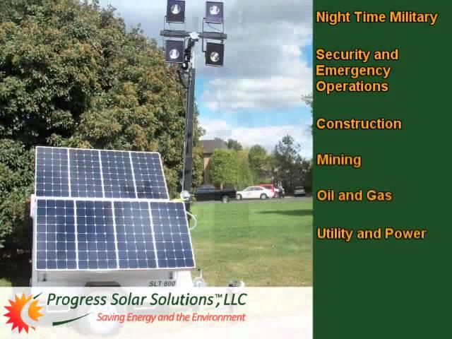 Mobile Solar Light Towers