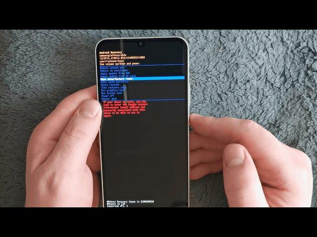 Samsung Galaxy A34 Hard reset/Pattern unlock