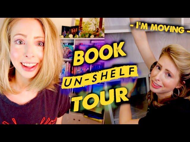 BOOK UN-SHELF TOUR | I'M MOVING