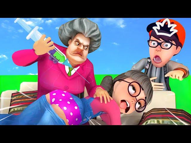 Scary Teacher 3D vs Squid Game 2 The Best Troll Tani Game Nice or Error 5 Times Challenge